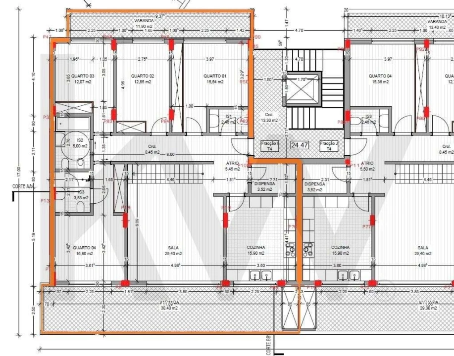 Apartamento T4 para Venda em Conceição e Cabanas de Tavira Foto 30