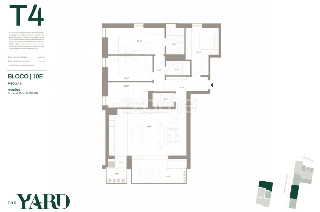 Apartamento T4 para Venda em Santa Marinha e São Pedro da Afurada Foto 26