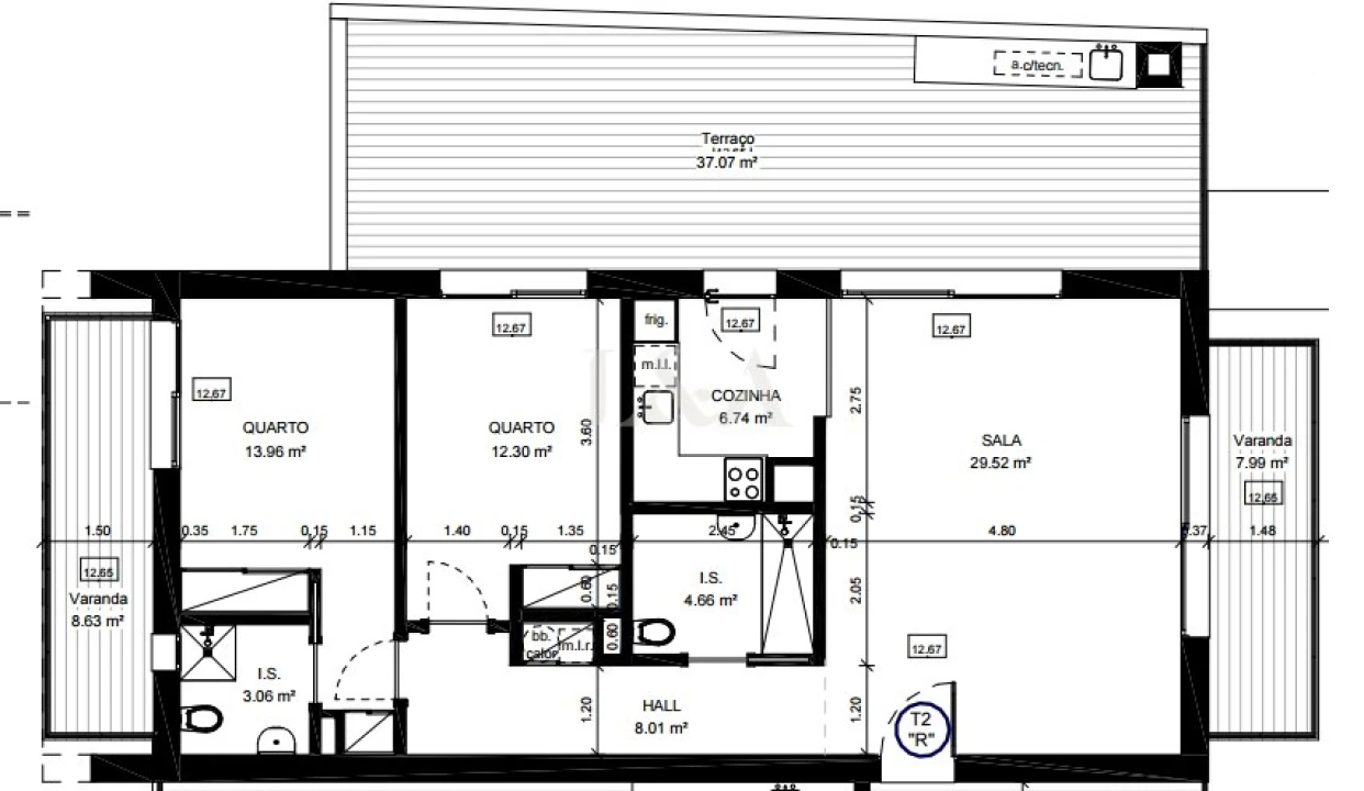 Apartamento T2 para Venda em Conceição e Cabanas de Tavira Foto 15