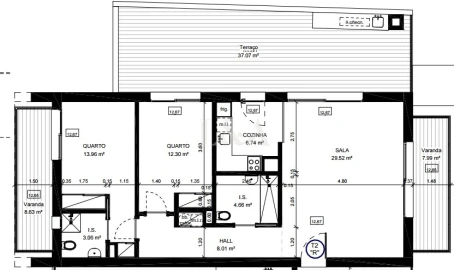 Apartamento T2 para Venda em Conceição e Cabanas de Tavira