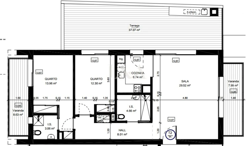 Apartamento T2 para Venda em Conceição e Cabanas de Tavira Foto 15