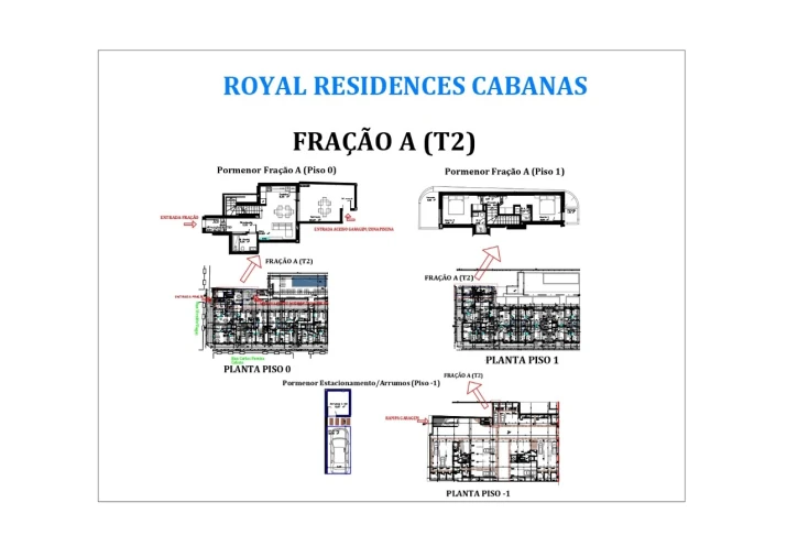 Apartamento T2 para Venda em Conceição e Cabanas de Tavira Planta 1