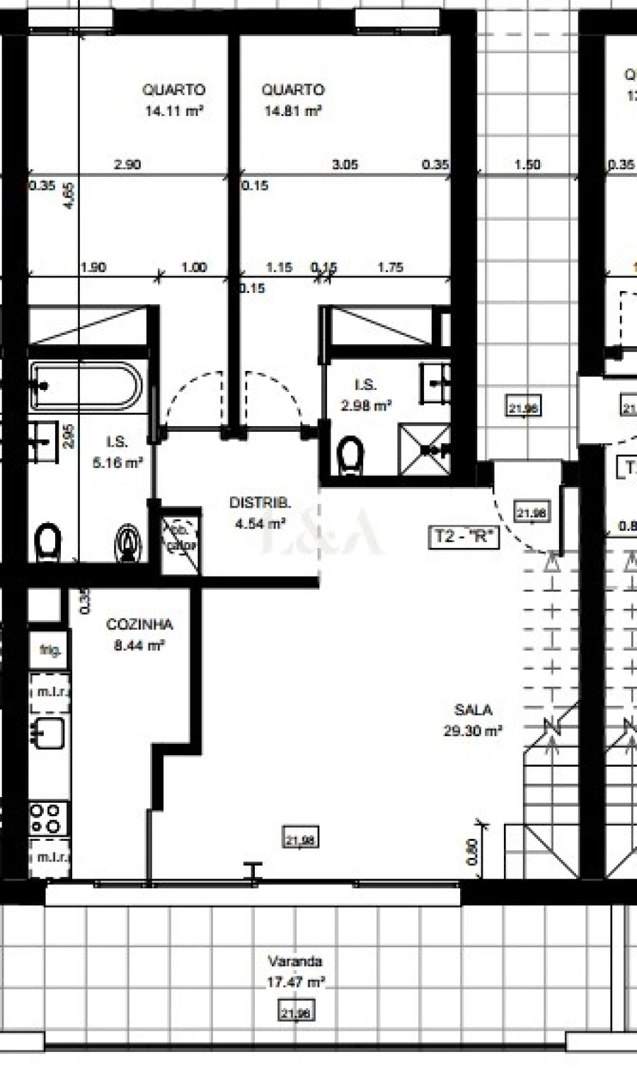 Apartamento T2 para Venda em Tavira (Santa Maria e Santiago) Foto 23