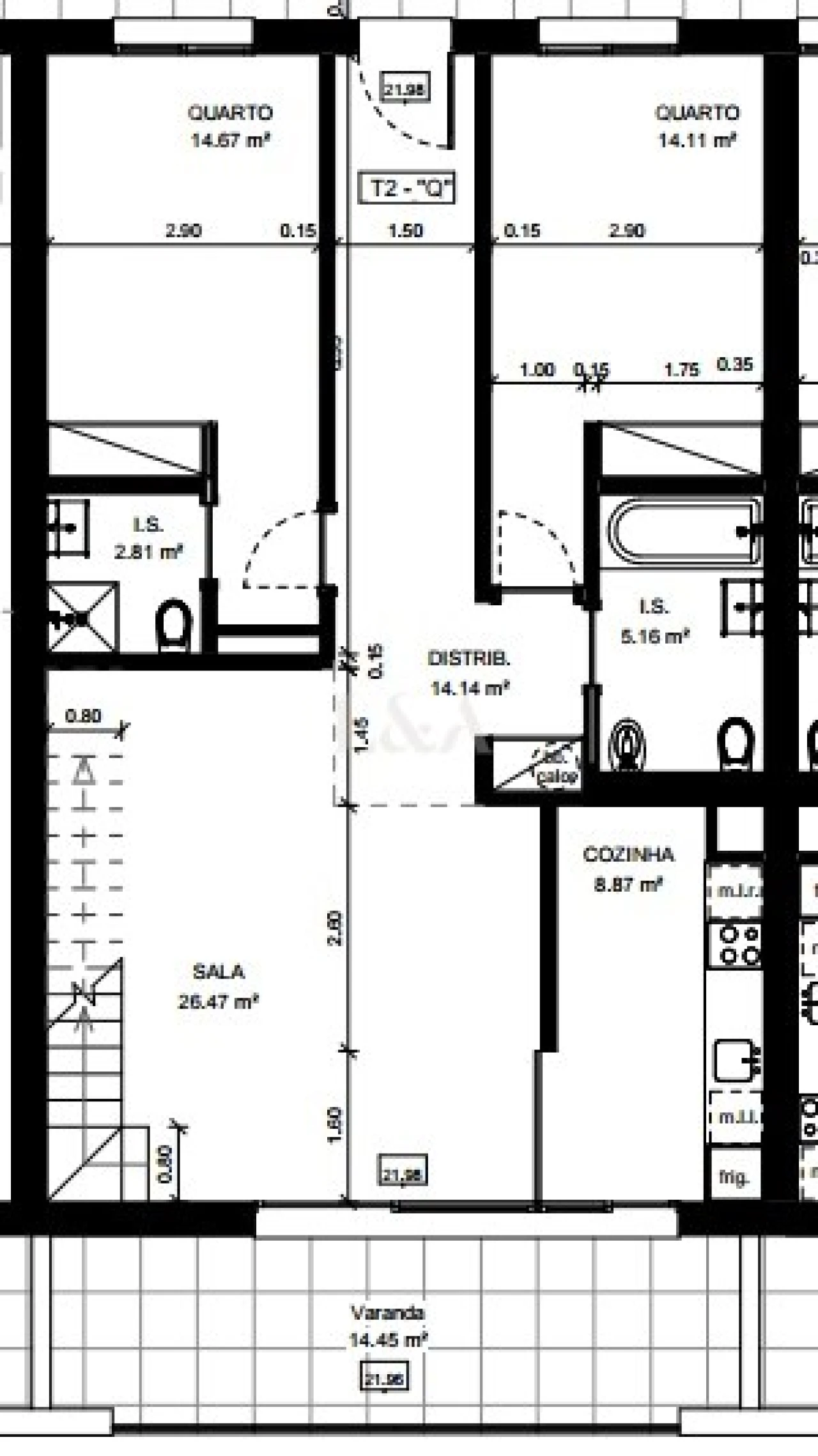 Apartamento T2 para Venda em Tavira (Santa Maria e Santiago) Foto 6