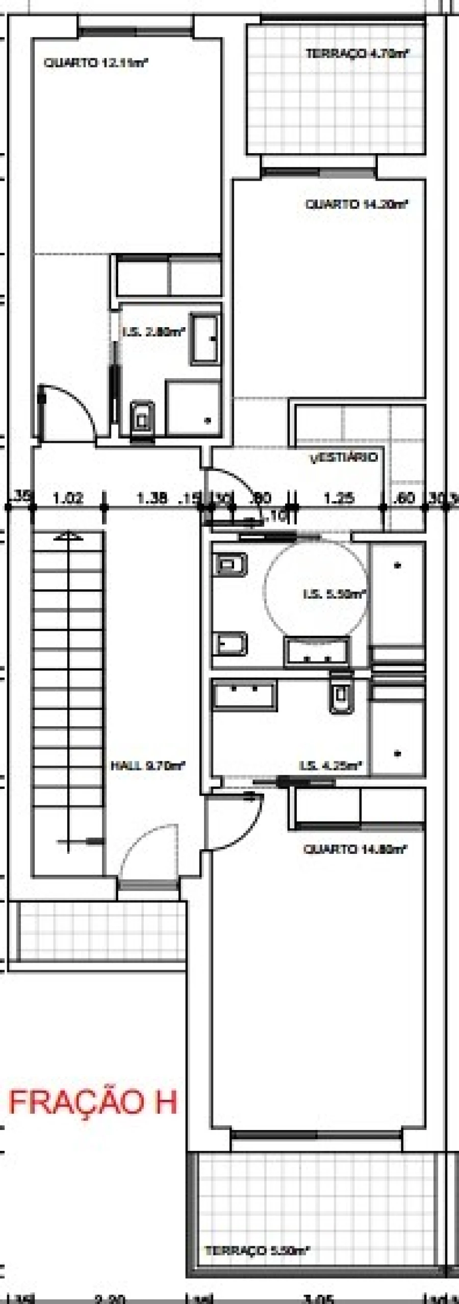 Moradia T3 para Venda em Vila Nova de Cacela Planta 2