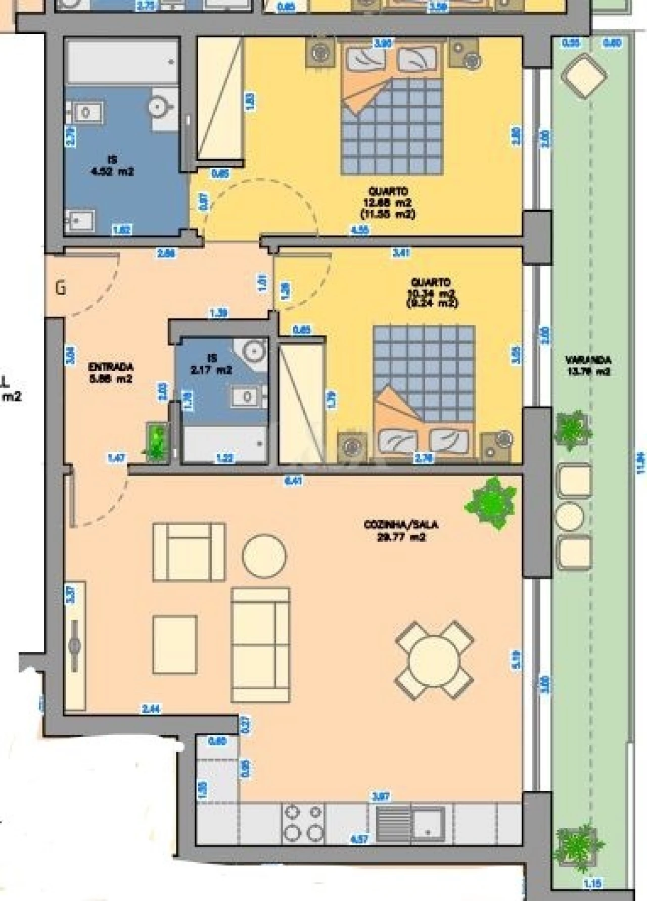 Apartamento T2 para Venda em Conceição e Cabanas de Tavira Foto 17