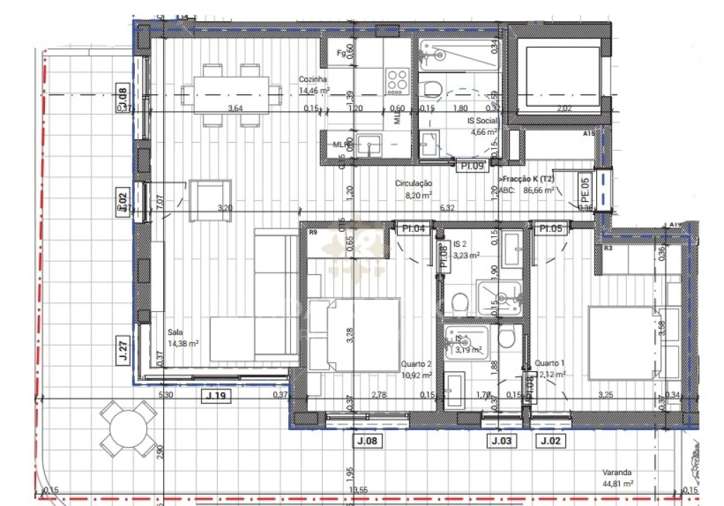 Apartamento T2 para Venda em Conceição e Cabanas de Tavira Foto 10