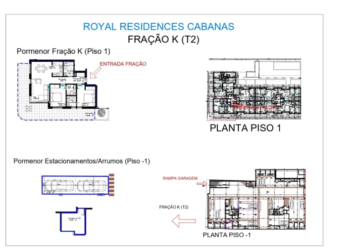 Apartamento T2 para Venda em Conceição e Cabanas de Tavira Planta 1
