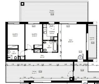 Apartamento T2 para Venda em Conceição e Cabanas de Tavira