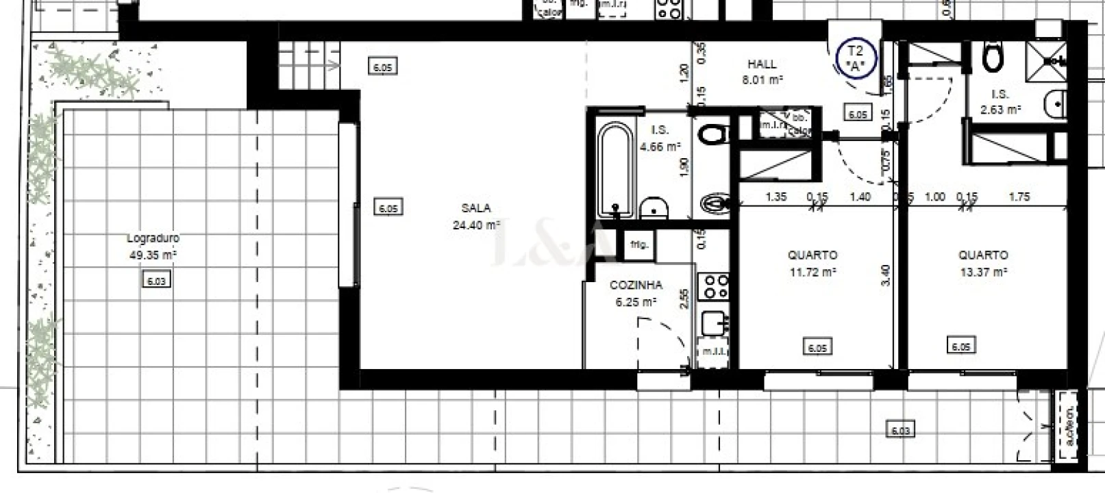 Apartamento T2 para Venda em Conceição e Cabanas de Tavira Foto 2