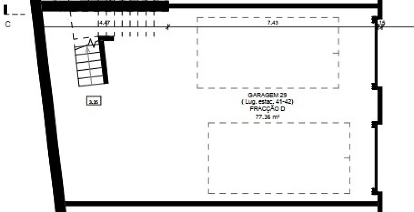 Apartamento T2 para Venda em Conceição e Cabanas de Tavira Planta 2