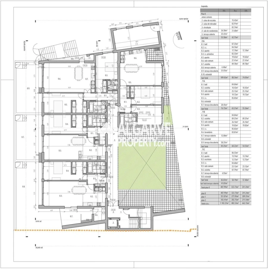 Apartamento T2 para Venda em Almancil Planta 3