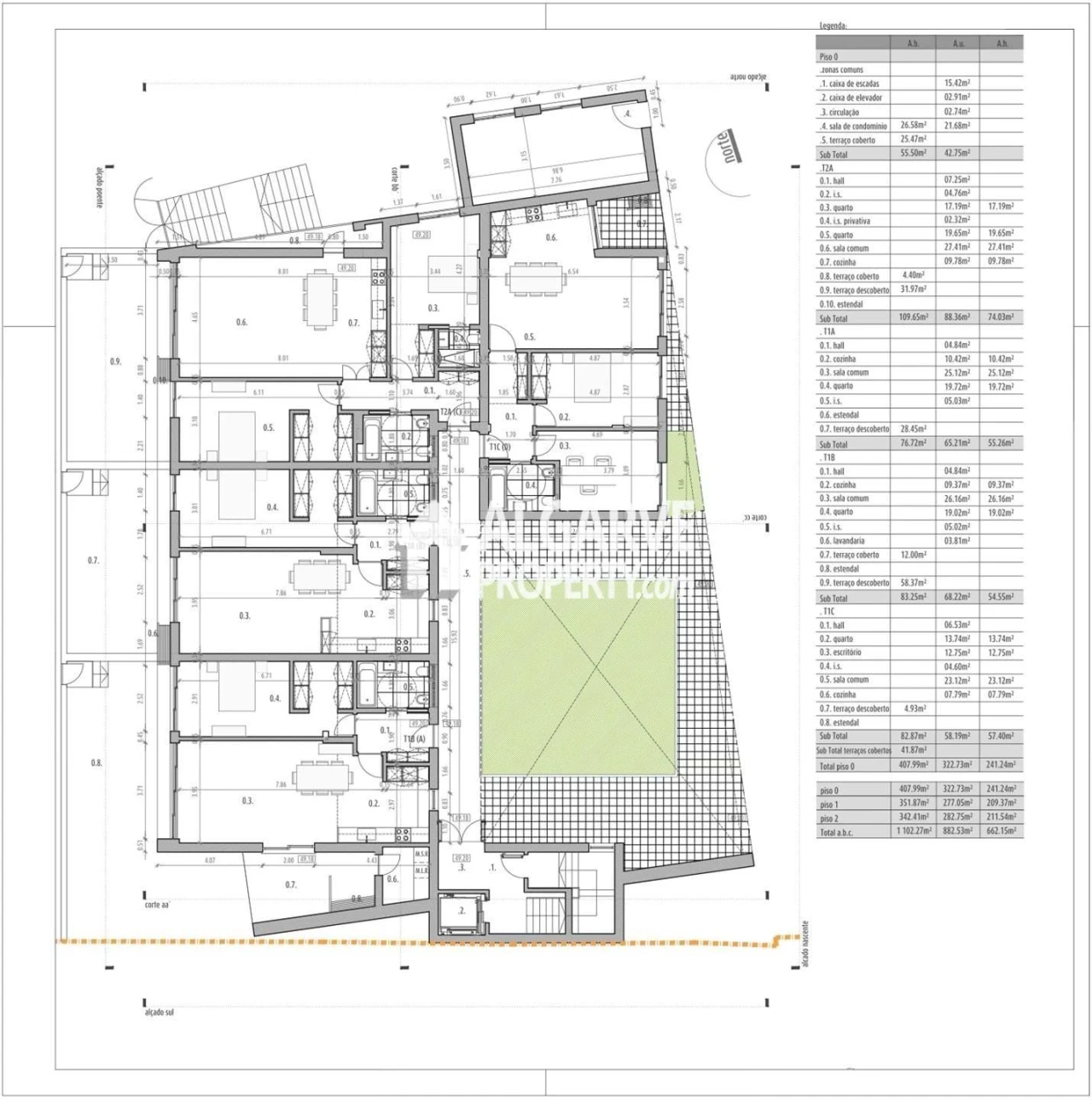 Apartamento T2 para Venda em Almancil Planta 3