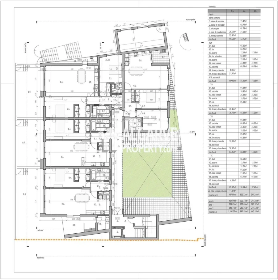 Apartamento T2 para Venda em Almancil Planta 3