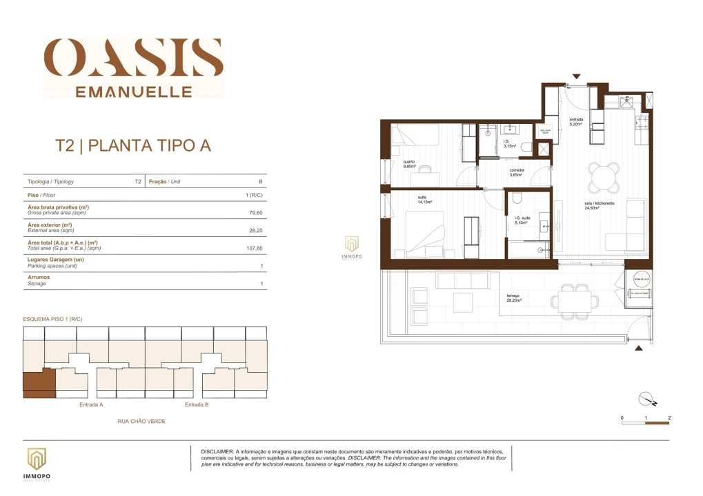 Apartamento T2 para Venda em Rio Tinto Foto 24
