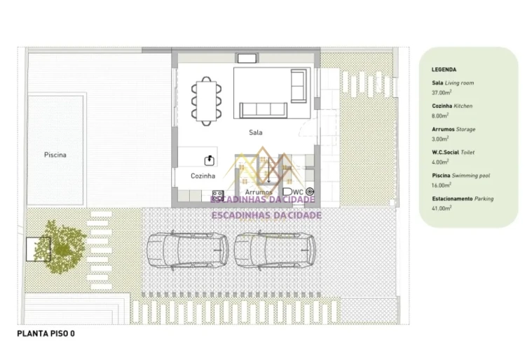 Moradia T3 para Venda em Sesimbra (Castelo) Planta 1