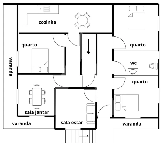 Moradia T3 para Venda em Lousã e Vilarinho Foto 36