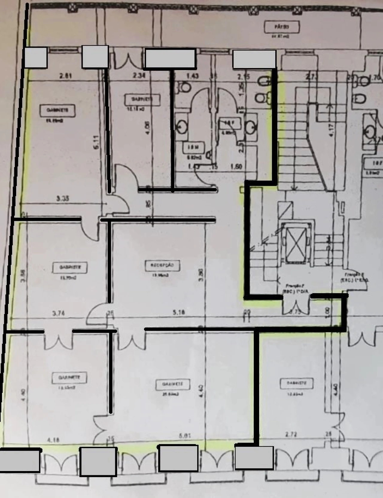 Escritório para Arrendamento em Misericórdia Planta 2