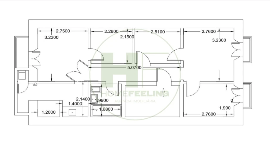 Apartamento T2 para Venda em Santo António Foto 18