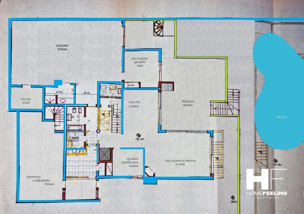 Moradia T5 para Venda em Carnaxide e Queijas Planta 2