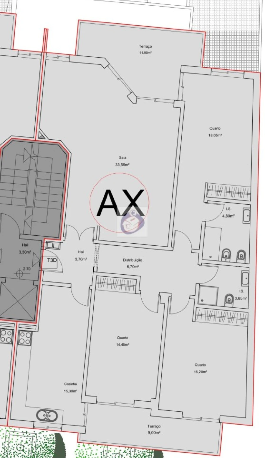 Apartamento T3 para Venda em Quelfes Foto 13