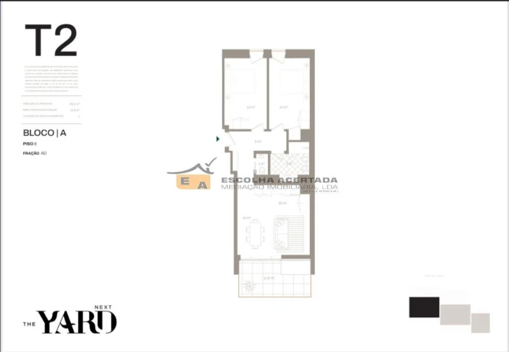 Apartamento T2 para Venda em Santa Marinha e São Pedro da Afurada Foto 18
