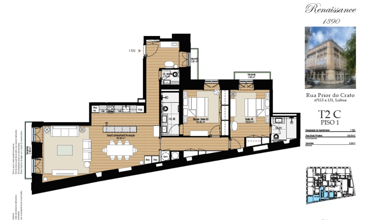 Apartamento T2 para Venda em Estrela Foto 5