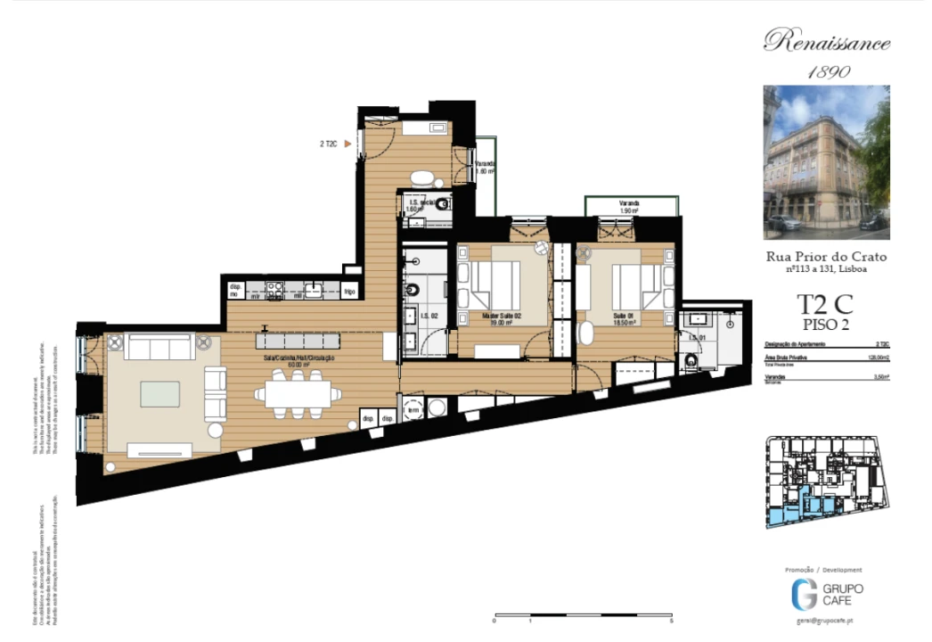 Apartamento T2 para Venda em Estrela Foto 5