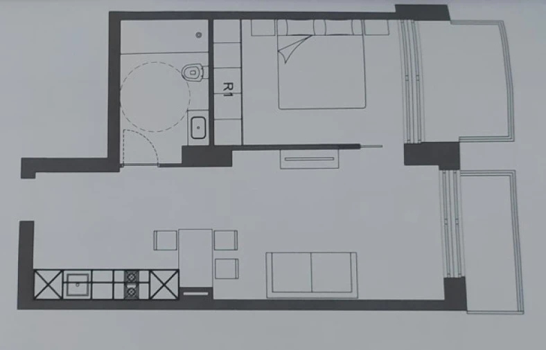 Apartamento T1 para Arrendamento em Glória e Vera Cruz Foto 13