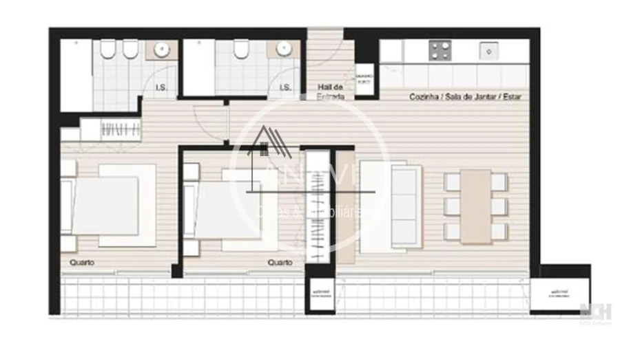 Apartamento T2 para Venda em Darque Foto 2