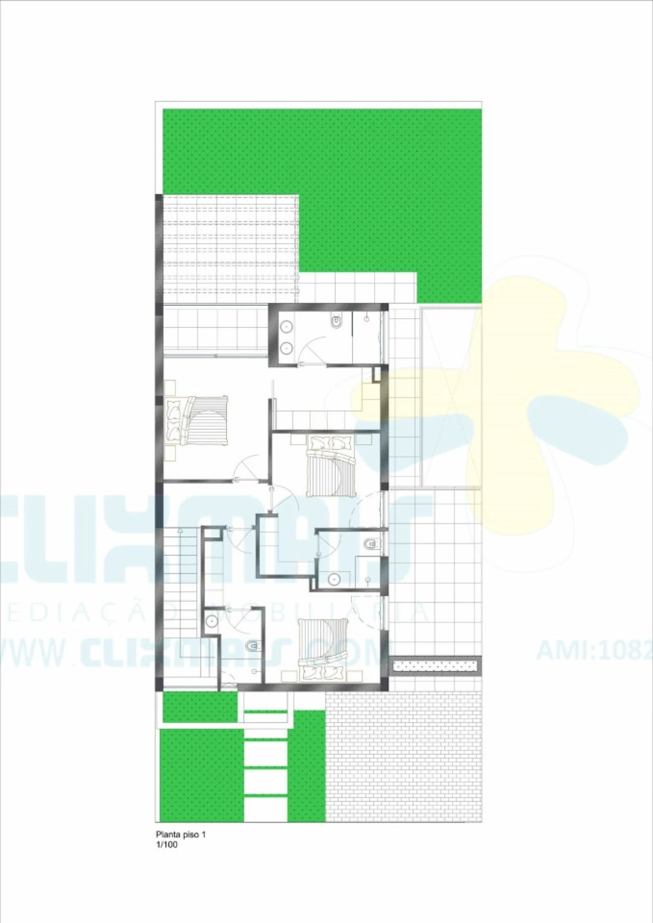 Moradia T3 para Venda em Palmeira Planta 2