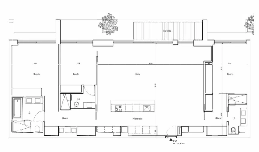 Apartamento T3 para Venda em Parque das Nações Planta 1