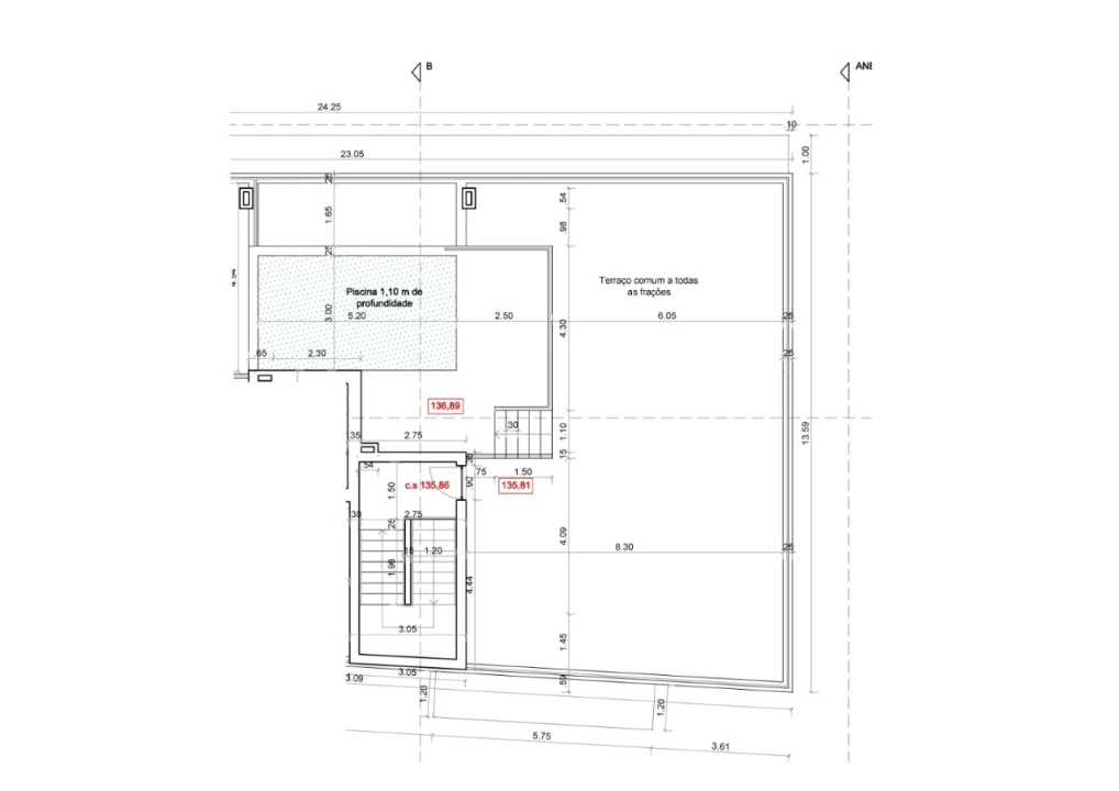 Apartamento T3 para Venda em Nazare Planta 3