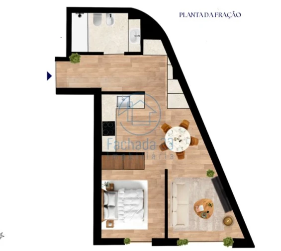 Apartamento para Venda em Paranhos Planta 1