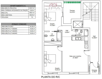 Apartamento T2 para Venda em Vila Real de Santo Antonio