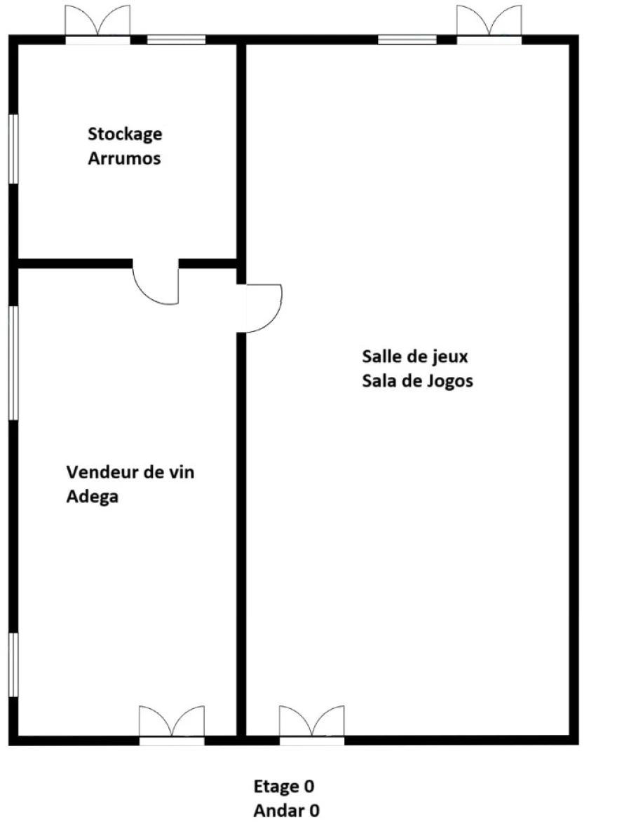 Moradia T7 para Venda em Bem Viver Planta 1