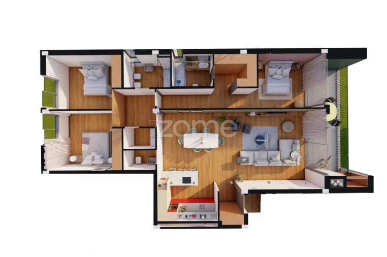 Apartamento T3 para Venda em Fonte Arcada e Oliveira Foto 8