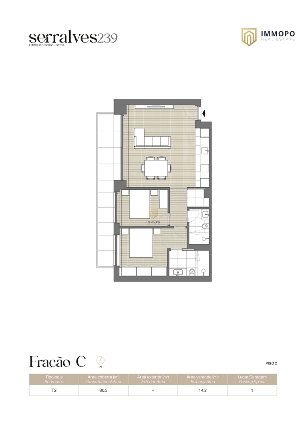 Apartamento T2 para Venda em Lordelo do Ouro e Massarelos Foto 31