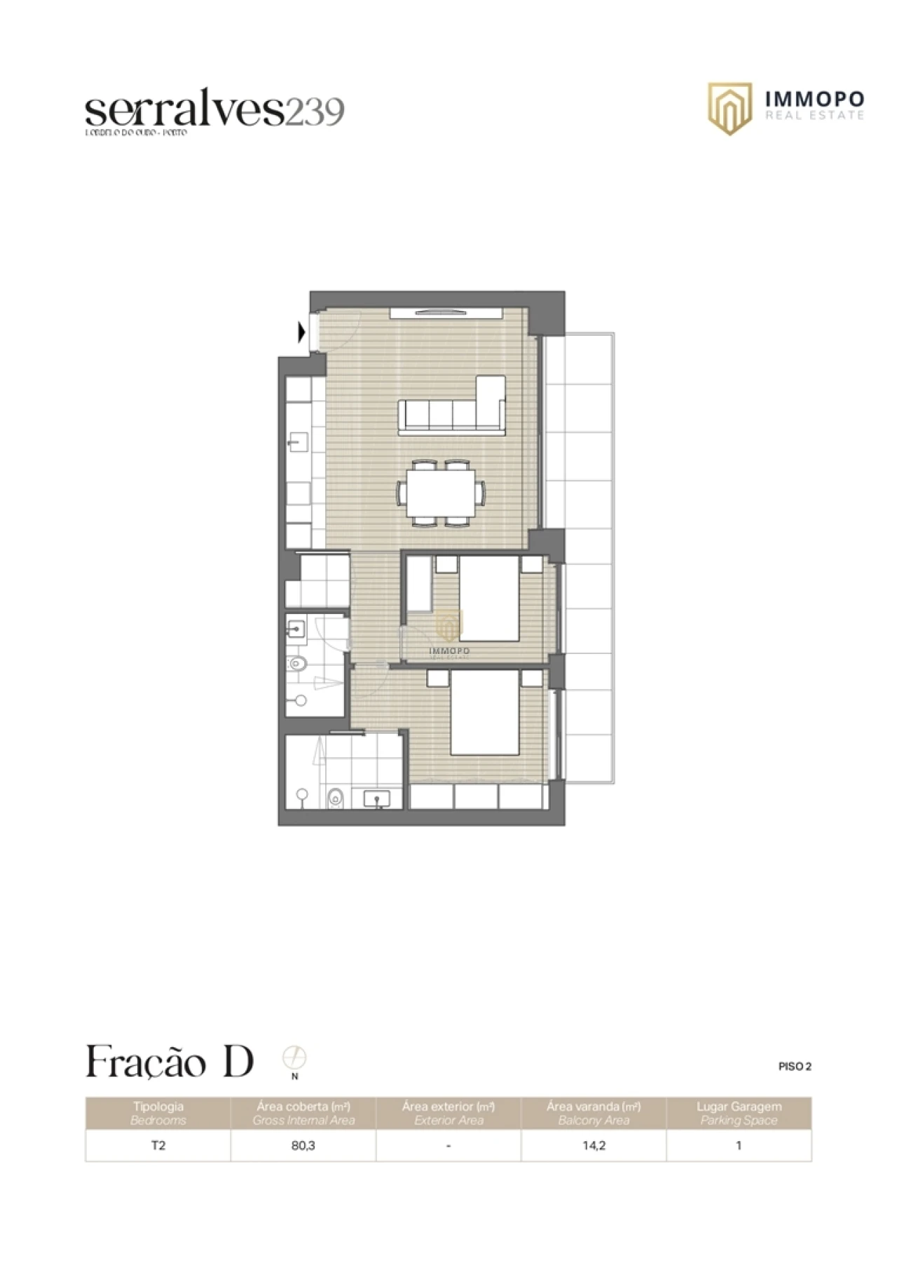 Apartamento T2 para Venda em Lordelo do Ouro e Massarelos Foto 31