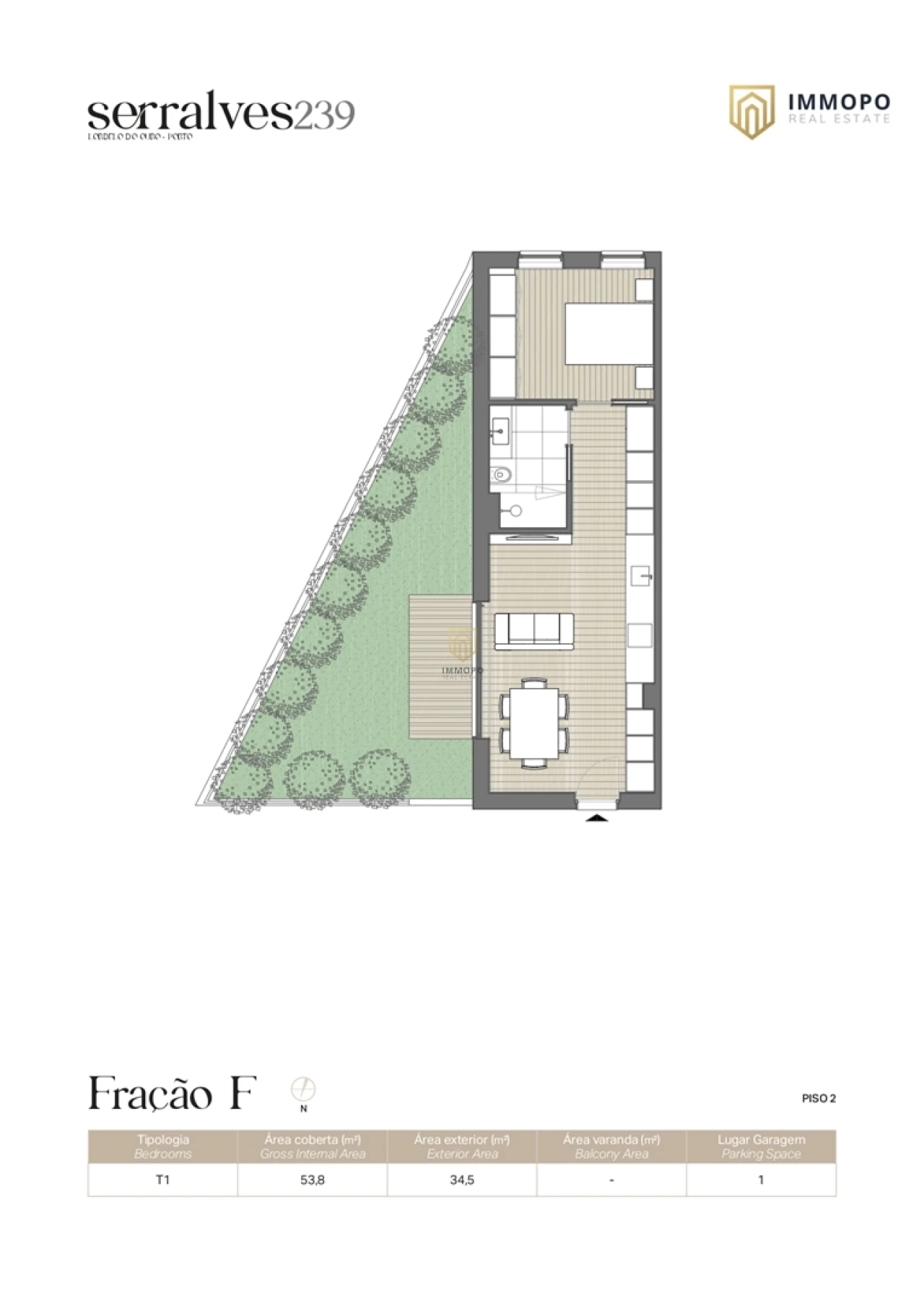 Apartamento T1 para Venda em Lordelo do Ouro e Massarelos Foto 31