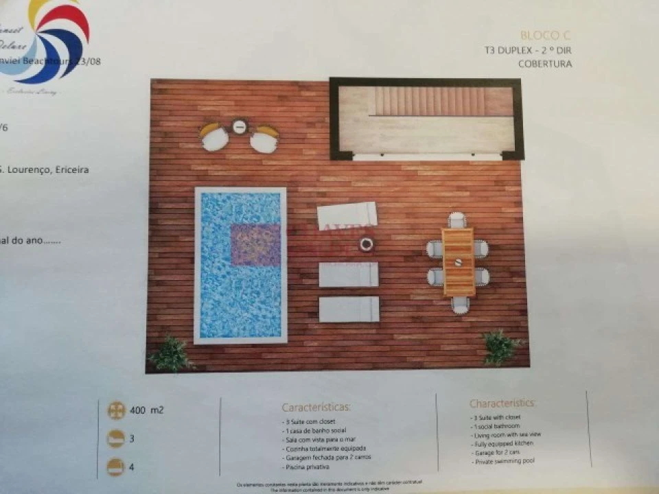 Apartamento T2 para Venda em Ericeira Foto 3