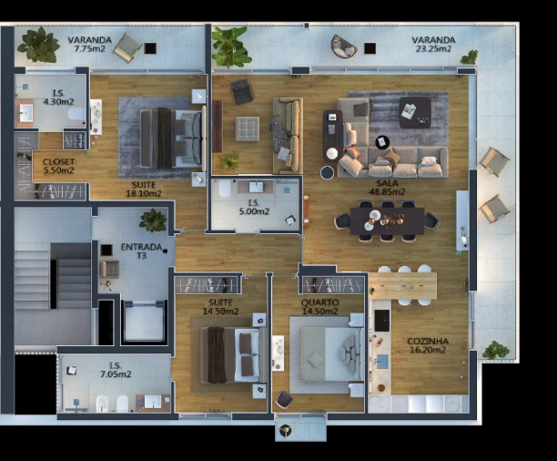Apartamento T4 para Venda em Cascais e Estoril Foto 42