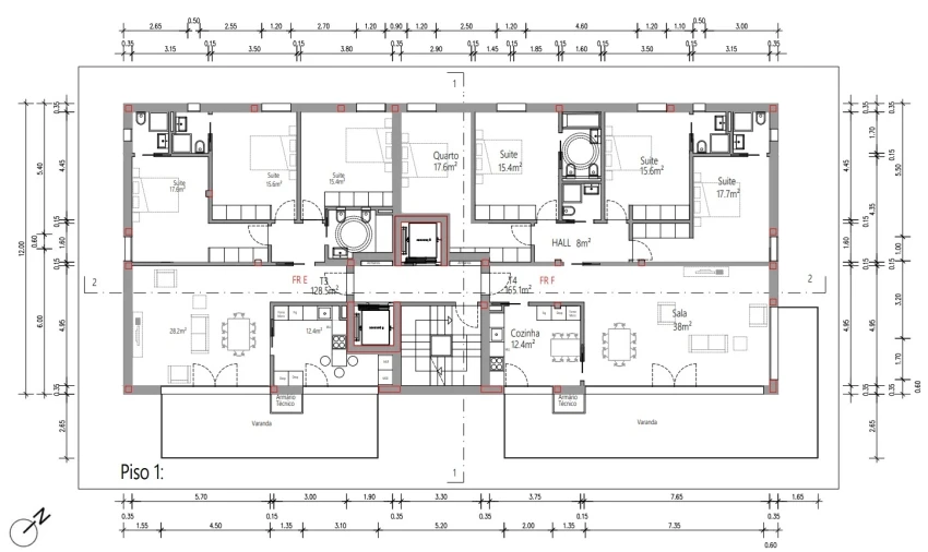 Apartamento T3 para Venda em Santa Clara e Castelo Viegas Foto 4
