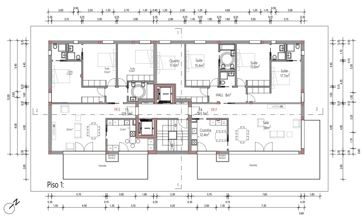 Apartamento T3 para Venda em Santa Clara e Castelo Viegas Foto 4