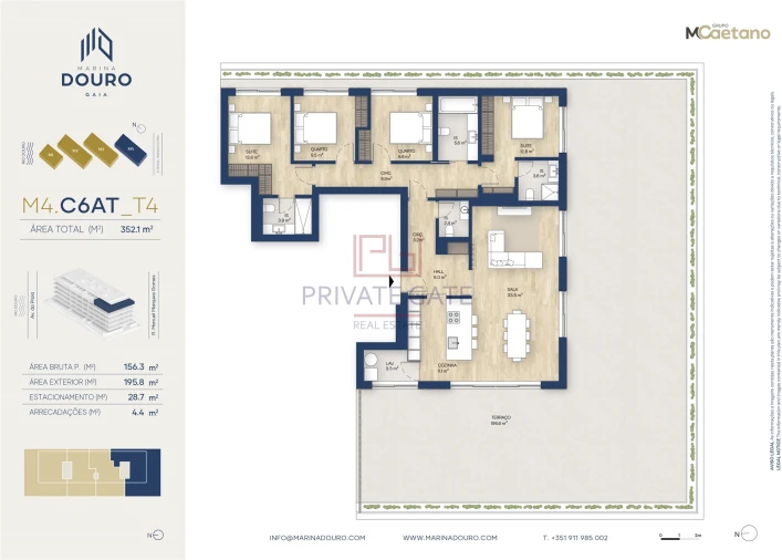 Apartamento T4 para Venda em Canidelo Foto 31