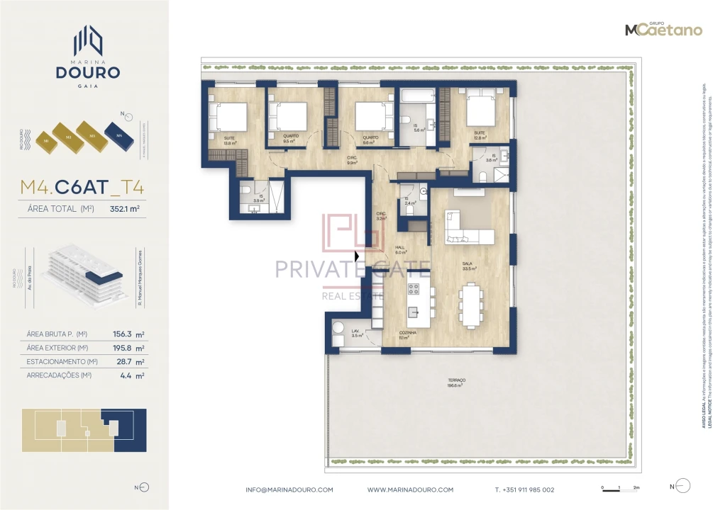 Apartamento T4 para Venda em Canidelo Foto 31