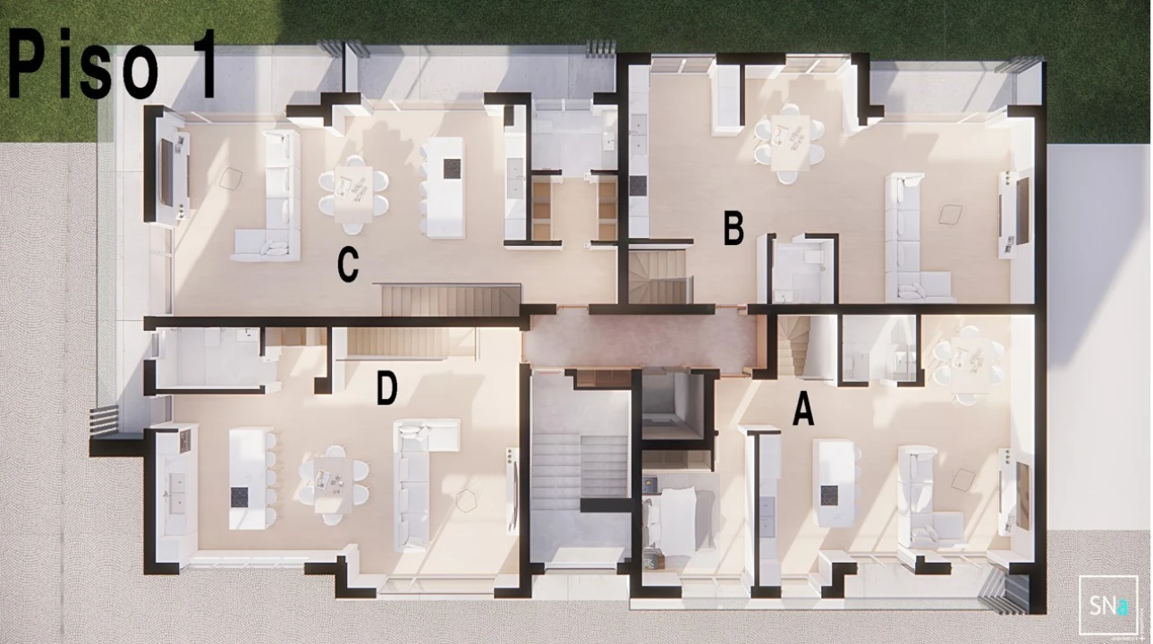 Apartamento T3 para Venda em Charneca de Caparica e Sobreda Planta 2
