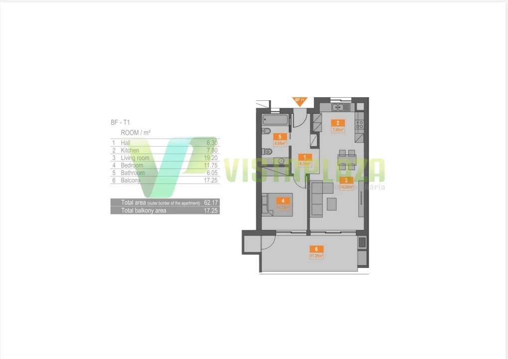 Apartamento T1 para Venda em Portimão Foto 22