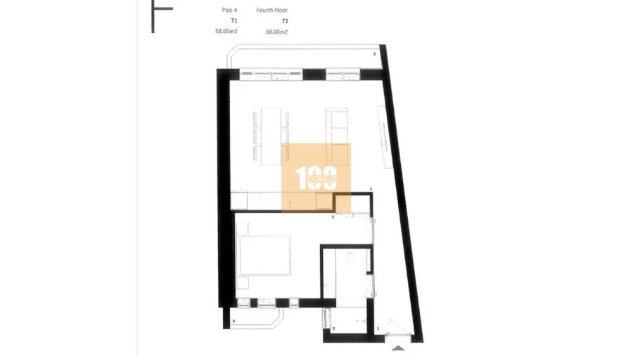 Apartamento T1 para Venda em Cedofeita, Santo Ildefonso, Sé, Miragaia, São Nicolau e Vitória Foto 27