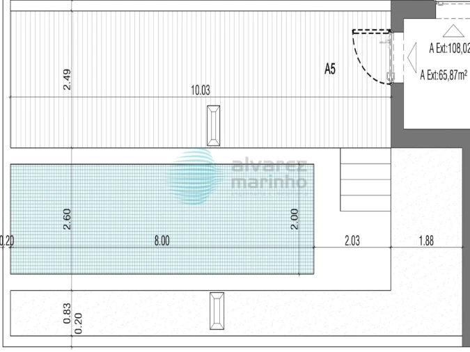 Apartamento T2 para Venda em Ericeira Planta 2